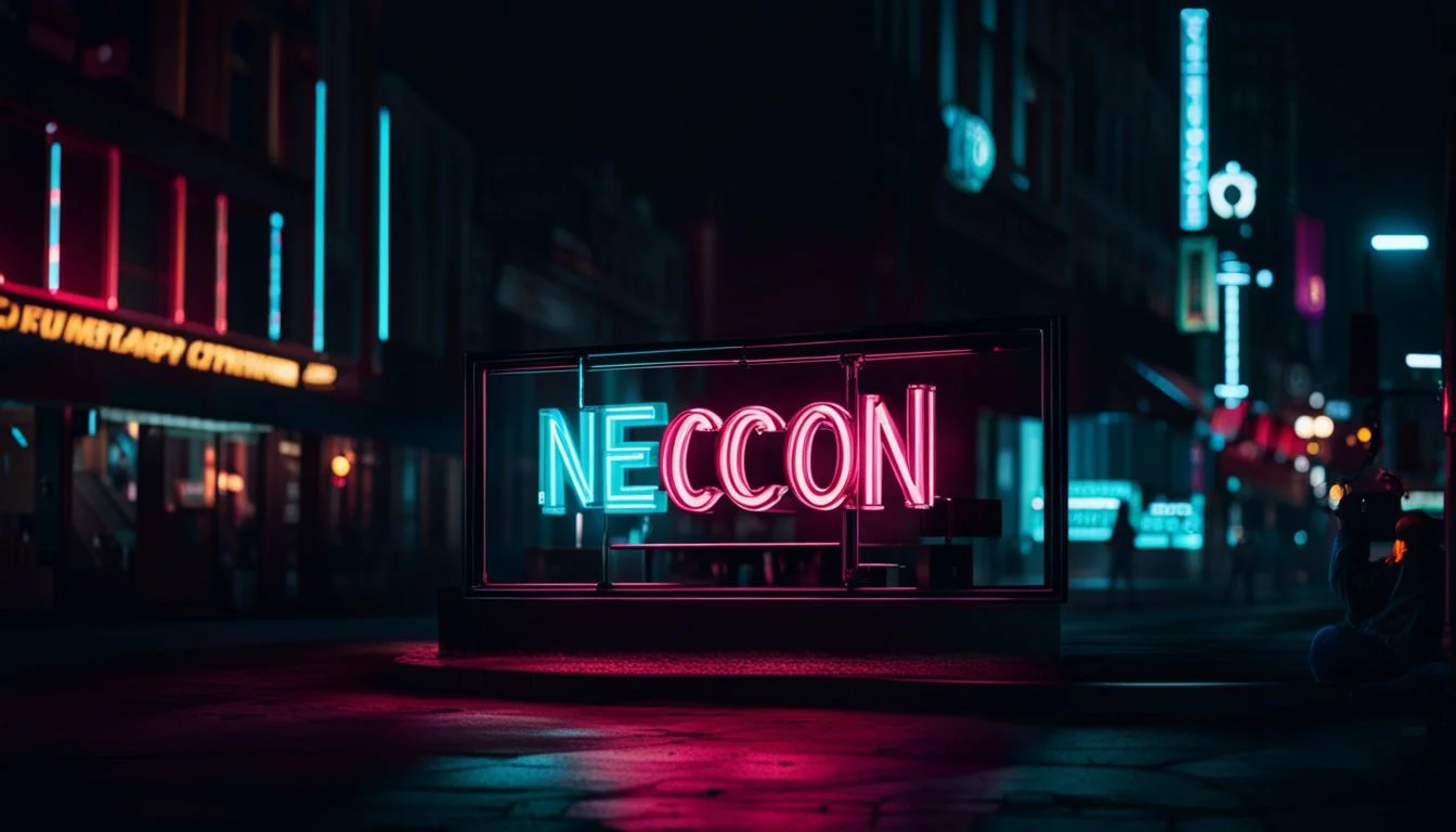 Are Neon lights made of Neon