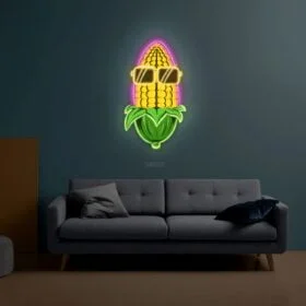 Corn Swag UV Printed Neon Sign