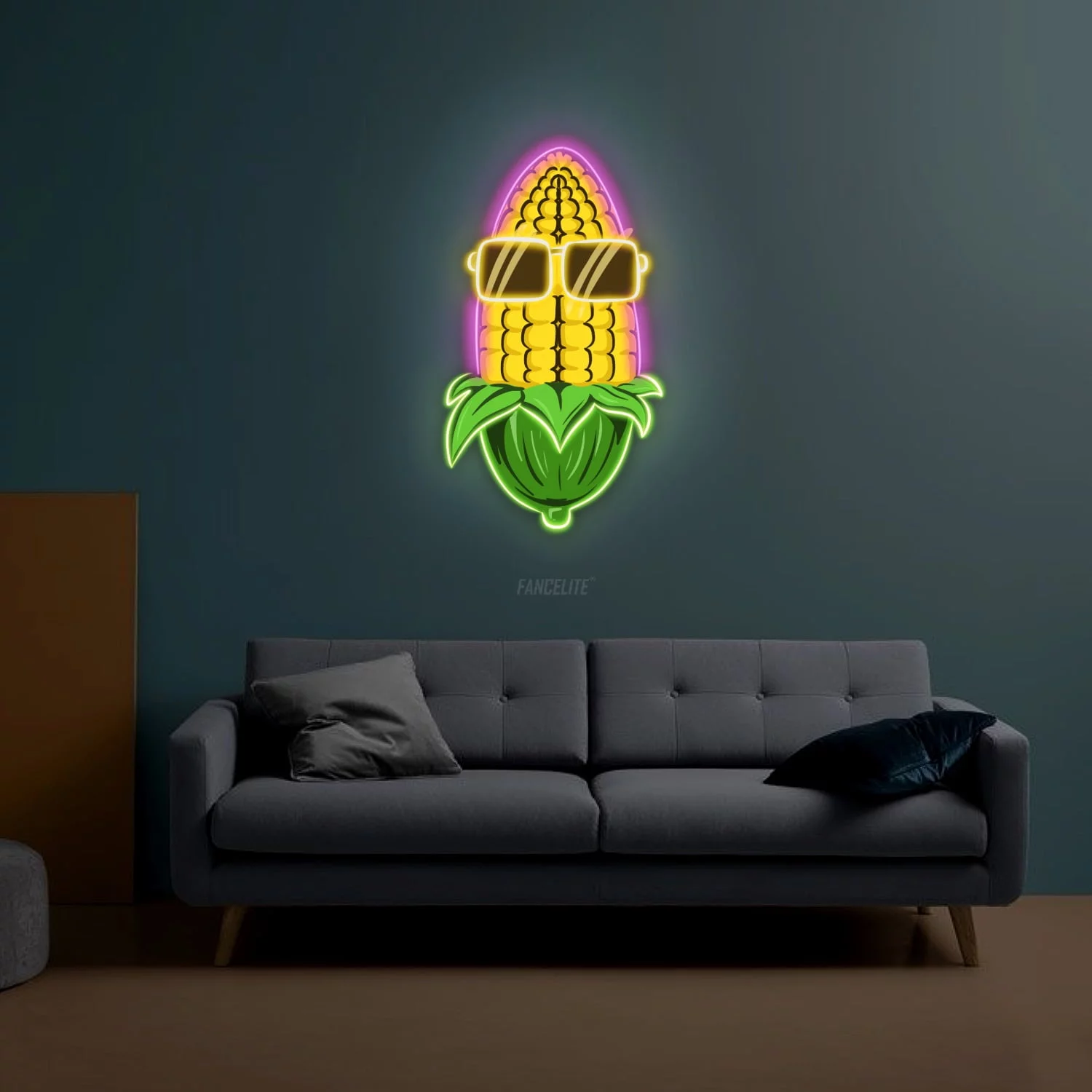 Corn Swag UV Printed Neon Sign