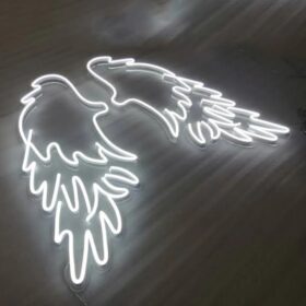 Wings Neon Light Sign for Decor (40x40 In)