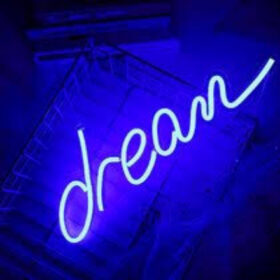 Dream Word Neon Light Sign Custom Sign