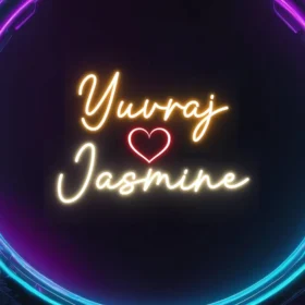 Couples Name Neon Light | Customized Neon (20 x 18 Inch)