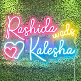 Couples Name Neon Light | Handmade Neon (24 x 18 Inch)