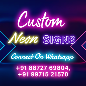 Custom LED Glow Sign Board